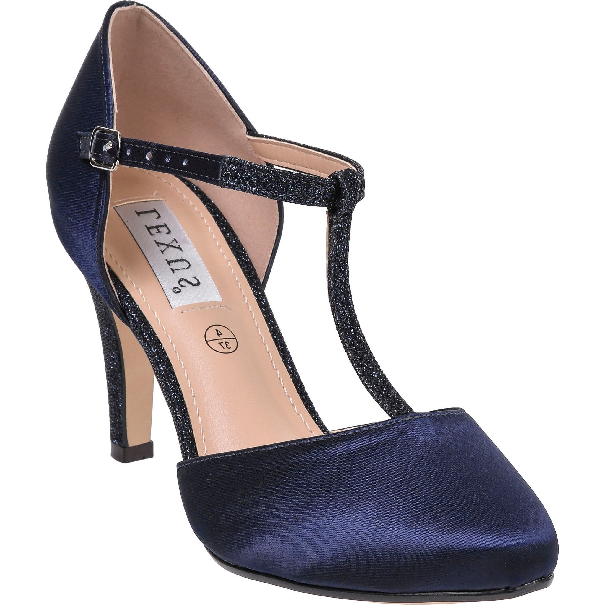 Hester Navy Glitter Detail Court Shoe Lexus Collection – Lexus