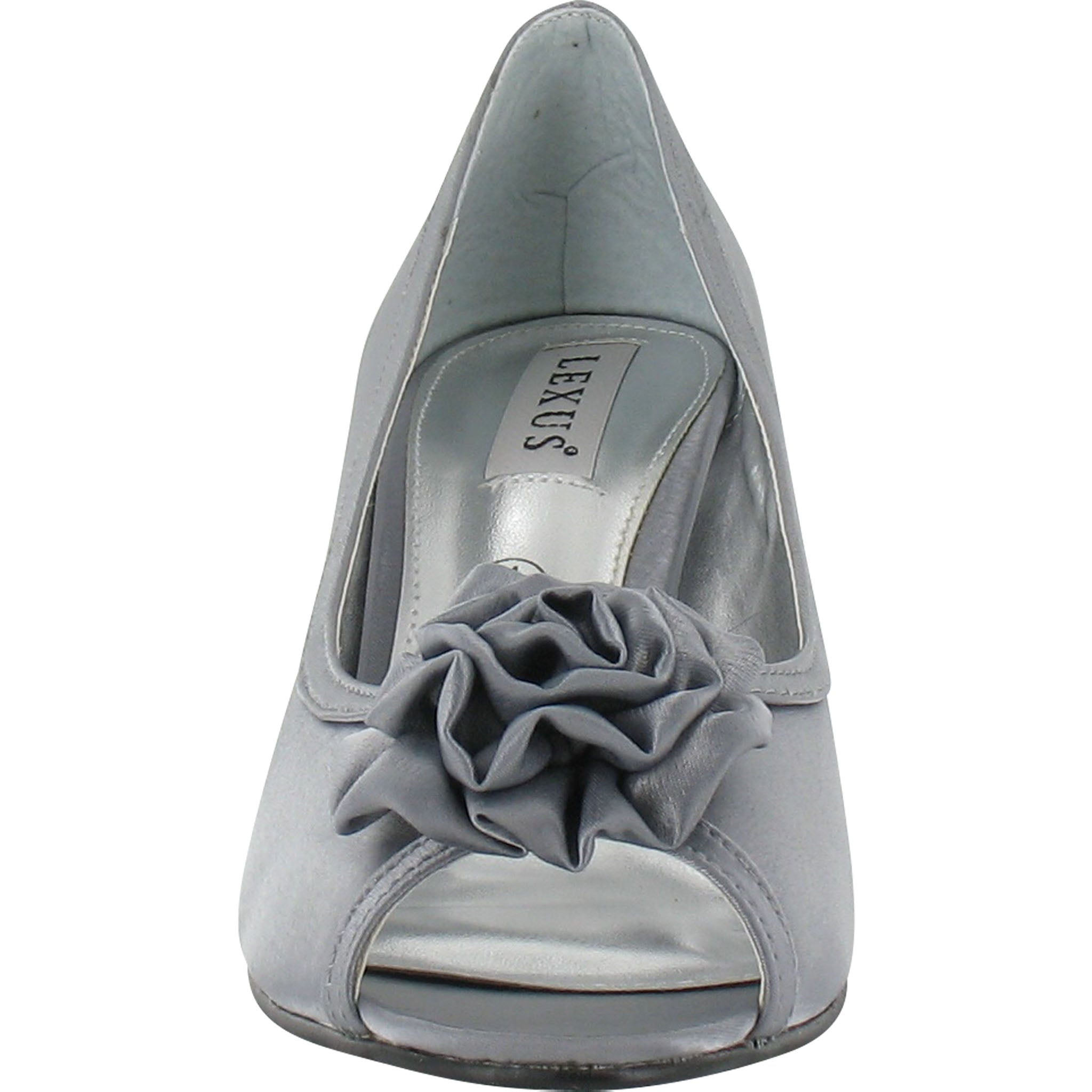 Claudia | Grey Peep Toe Flower Shoe | Lexus Collection Lexus Collection Store Claudia | Grey Peep Toe Flower Shoe | Lexus Collection Lexus Collection Store